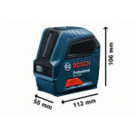 Линеен лазерен нивелир BOSCH GLL 2-10, 0601063L00