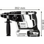 Акумулаторен перфоратор BOSCH GBH 18V-26 F 2x6Ah, 0611910003