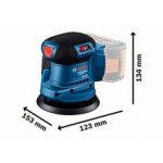 Ексцентършлайф BOSCH GEX 185-LI Solo, 06013A5020
