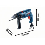 Ударна бормашина BOSCH GSB 550, 06011A1023
