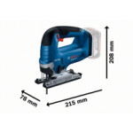 Прободен трион BOSCH GST 180-Li Solo, 06015B3021
