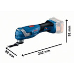 Акумулаторен Multi-Cutter BOSCH GOP 185-LI Solo, 06018G2020