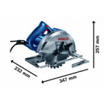 Ръчен циркуляр BOSCH GKS 140, 06016B3020