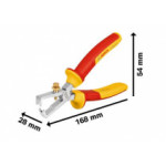 Клещи BOSCH за оголване на проводници VDE 160 mm, 1600A02NE7
