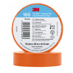 Изолирбанд Temflex 165 3M™ оранжев 19 mm x 20 m