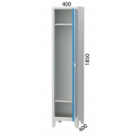 Гардероб с една врата KOCEL - 6051