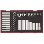Комплект вложки инчови Teng Tools на 1/4" и 3/8" TTAF32