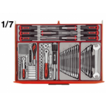 Количка с инструменти  7 чекмеджета 491 части Teng Tools TCMM491N