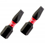 Комплект ударни накрайници шлиц  Milwaukee, SL 5.5 x 25 mm