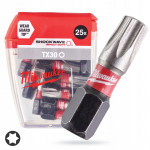 Комплект накрайници Milwaukee ударни TX30x25mm, 25 бр, 4932479856