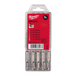 Комплект свредла за бетон SDS-Plus Milwaukee, 5 части