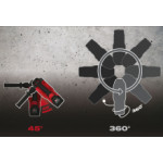Акумулаторен перфоратор Milwaukee, M18FHM-121C