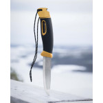 Нож MORAKNIV Companion Spark жълт със запалка в дръжката