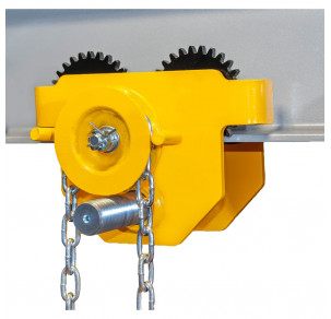 Количка за греда с верижно задвижване 2 t L=3 m 66-220 mm