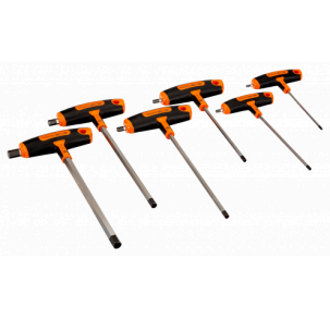 Комплект 6 броя ключове HEX с Т-образна дръжка BAHCO 903T-1