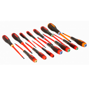 Комплект 14 броя Отвертки ERGO XXL 1000V BAHCO BE-9876S