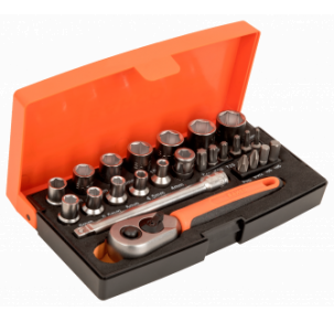 Комплект вложки и аксесоари 1/4, 25 части BAHCO SL25
