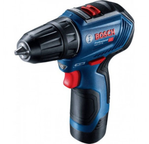 Винтоверт акумулаторен BOSCH, GSR 12V-30,  2х2.0Ah