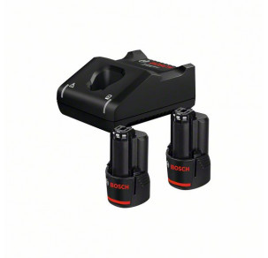 Зарядно устройство BOSCH GAL 12V-40 + 2 батерии GBA 2,0Ah, 1600A019R8