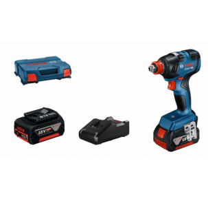 Гайковерт BOSCH GDX 18V-200+2x4.0 Ah+GAL 18V-40, 06019J2206