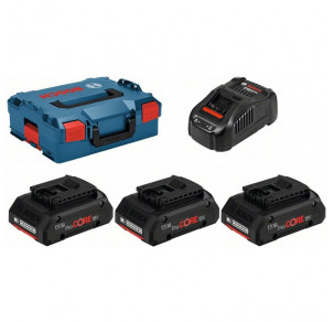 К-кт зарядно BOSCH GAL 1880 CV +3 x PC 18V, 4.0 Ah,L-BOX, 0615990L1R