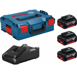 К-кт зарядно BOSCH GAL 18V-40+3 батерии GBA 18 V, 5.0 Ah, 0615990L3T