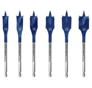 Комплект плоски фрезови свредла 6 части BOSCH Expert, 2608900332