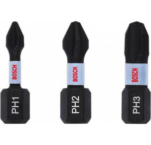Битове BOSCH Impact Control PH, 3 бр. 25 mm, 2608522470
