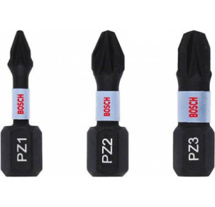Битове BOSCH Impact Control PZ, 3 бр. 25 mm, 2608522471