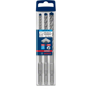 EXPERT Свредлa BOSCH SDS plus 7X  3 бр 6/8/10mm, 2608900196