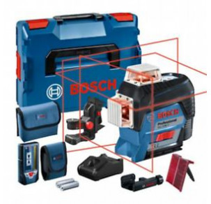 Линеен лазер BOSCH GLL 3-80 C + LR7 80м, L Boxx, 0601063R05