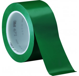 Маркираща лента за под 3M™ 471 зелена 50 mm х 33 m