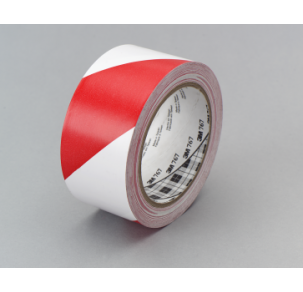Маркираща лента 3M™ 767i червено/бяла  50 mm х 33 m