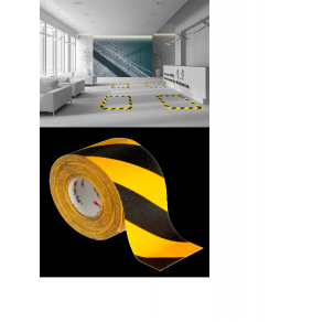 Лента против подхлъзване 3М  жълто/черна 50 mm x 20 m