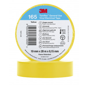 Изолирбанд Temflex 165 3M™ жълт 19 mm x 20 m