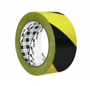 Маркираща лента 3М™ 766i жълто/черна 50 mm х 33 m