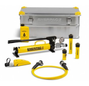К-т ENERPAC 3бр 5t цилиндъри с помпа и аксесоари в сандък