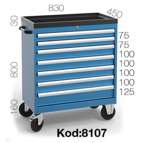 Количка за инструменти със  чекмеджета  KOCEL - 8107