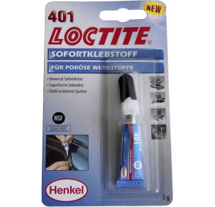 Секундно лепило Loctite 401 - 3g
