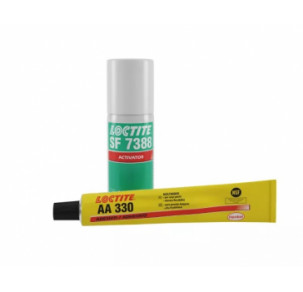 Комплект акрилно лепило  Loctite АА 330 + активатор SF 7388 -  50+40ml