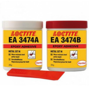 Стоманен износоустойчив кит Loctite ЕА 3474  A+B - 2х250g