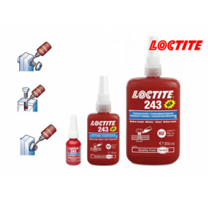 Осигурител за резби средна якост Loctite 243 - 250ml