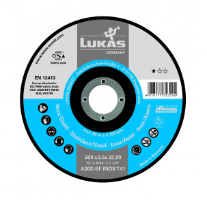 Диск за стомана - плосък Lukas T41 300x3.5x32 A30T-BF