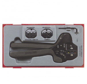 Кримпващи клещи със сменяеми челюсти Teng Tools TTCP04, 3 бр.