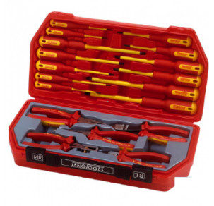 Комплект изолирани отвертки и клещи на 1000 V Teng Tools