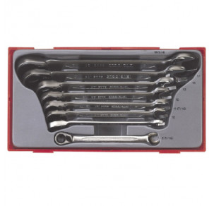 К-т звездогаечни ключове с тресчотка Teng Tools 8 - 19 mm TT6508R-P