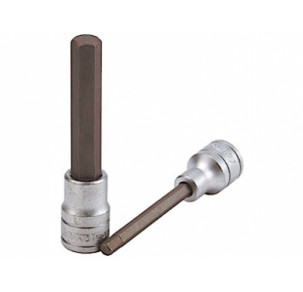 Вложка на 1/2" с удължен накрайник Teng Tools HEX-7 х 100 mm