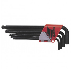 Комплект Г-образни ключове шестостен Teng Tools 1.5 - 10 mm, сфера