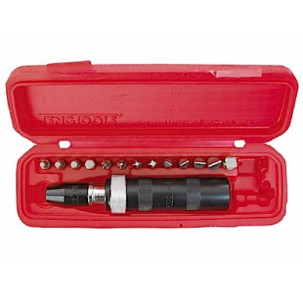 Комплект ударна отвертка с накрайници Teng Tools ID515