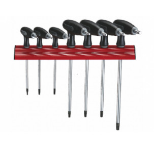 Комплект Т-образни ключове Teng Tools TORX10 - 40 за стена